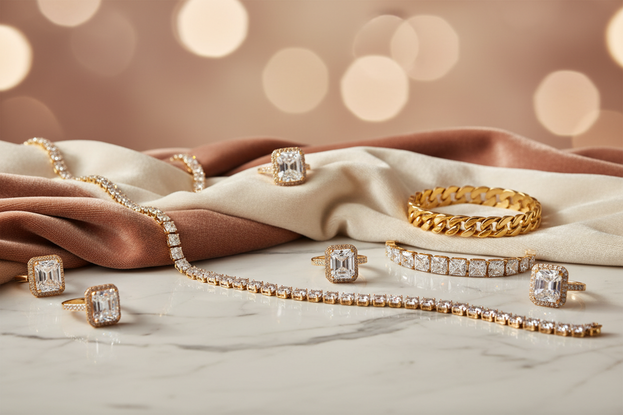 luxury jewelry landscape image